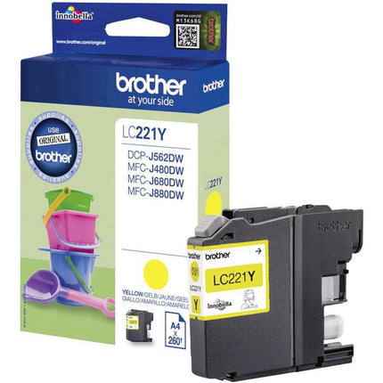 BROTHER Cartridge LC221Y - Yellow image
