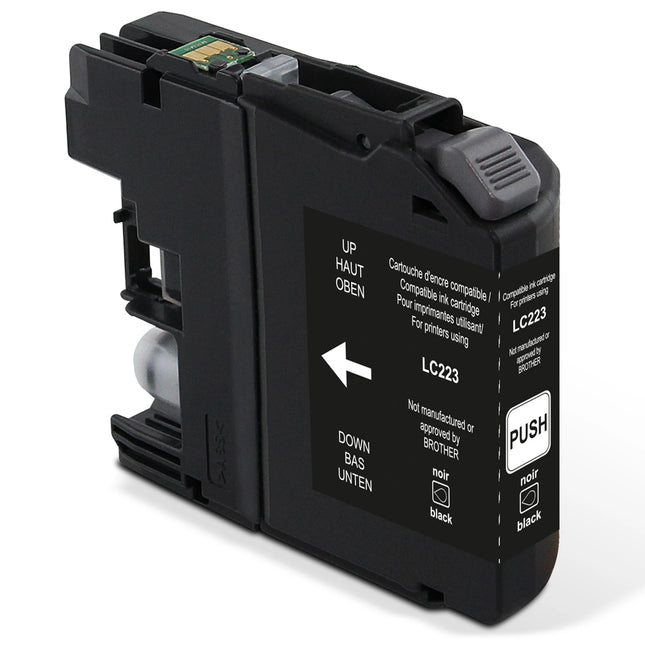 RECYCLECLUB Cartridge LC223BK - Black - Suitable for Brother image