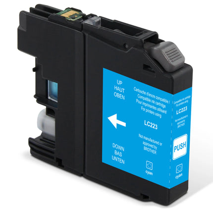 RECYCLECLUB Cartridge LC223M - Cyan - Suitable for Brother image