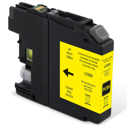 RECYCLECLUB Cartridge LC223Y - Yellow - Suitable for Brother image