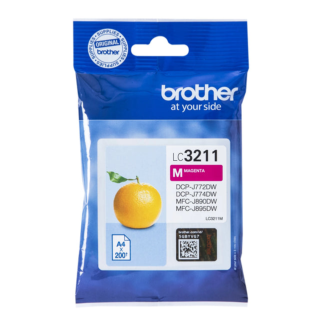 BROTHER Cartridge LC3211M - Magenta image