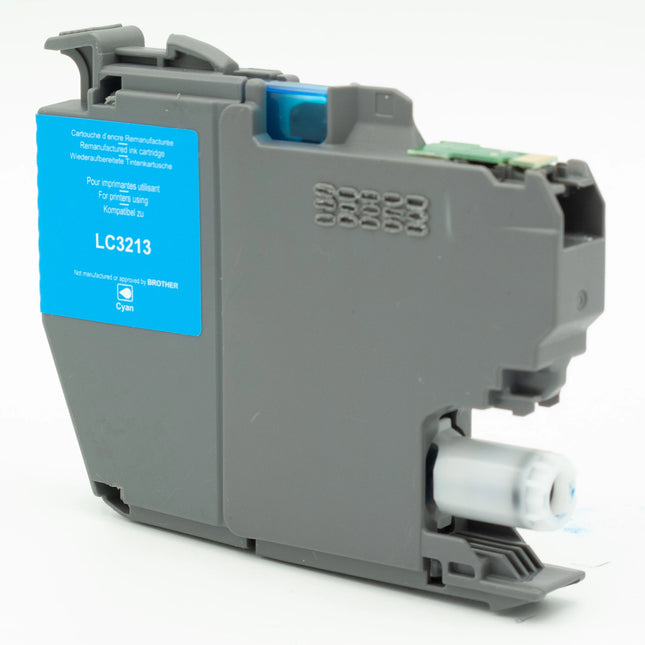 RECYCLECLUB Cartridge LC3213C - Cyan - Suitable for Brother image