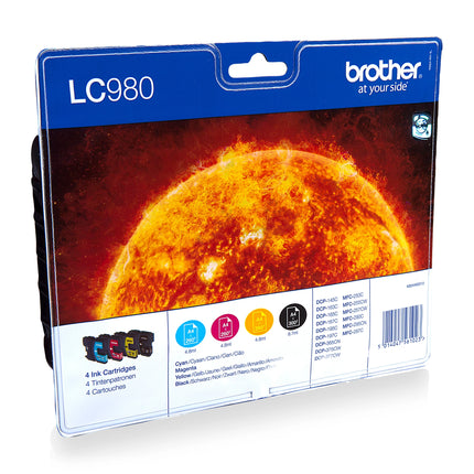 BROTHER Cartridge LC980 - Multipack - Black + Cyan + Magenta + Yellow image