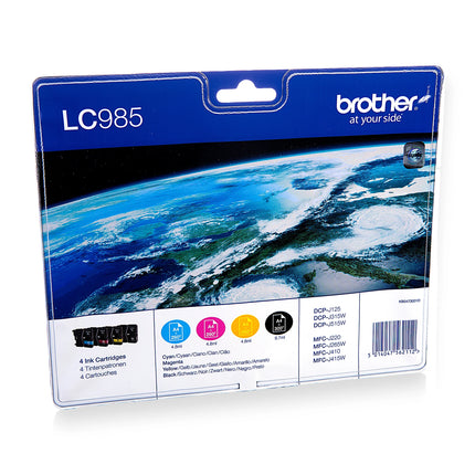 BROTHER Cartridge LC985 - Multipack - Black + Cyan + Magenta + Yellow image