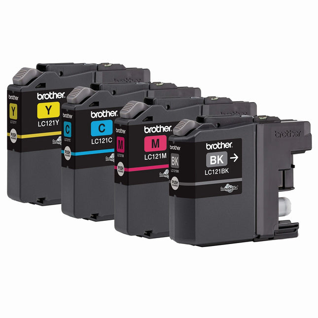 BROTHER Cartridge LC121 - Multipack - Black + Cyan + Magenta + Yellow image