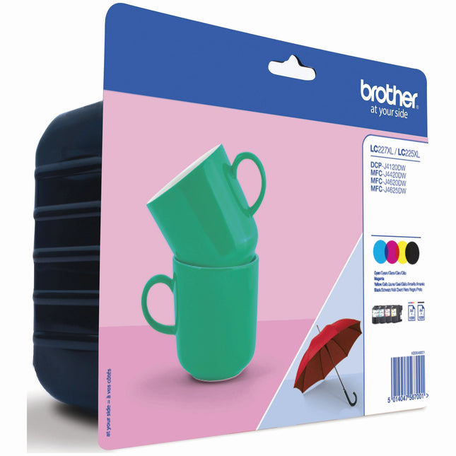 BROTHER XL Cartridge LC227XL - Multipack - Black + Cyan + Magenta + Yellow image