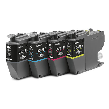 BROTHER Cartridge LC421 - Multipack - Black + Cyan + Magenta + Yellow image