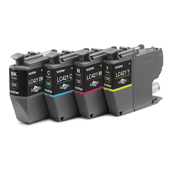BROTHER Cartridge LC421 - Multipack - Black + Cyan + Magenta + Yellow image