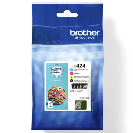 BROTHER Cartridge LC424 - Multipack - Black + Cyan + Magenta + Yellow image