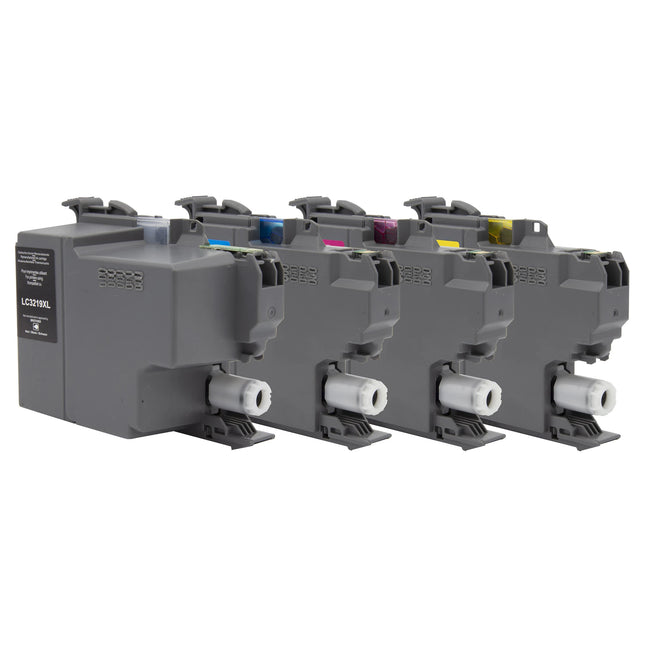 RECYCLECLUB XL Cartridge LC3219XL - Multipack - Black + Cyan + Magenta + Yellow - Suitable for Brother image