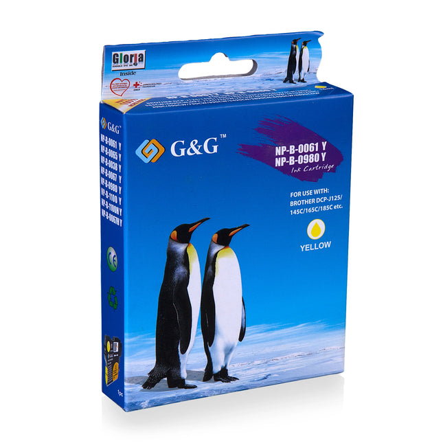 G&G - cartridge Brother yellow 10ml - LC980/1100 image