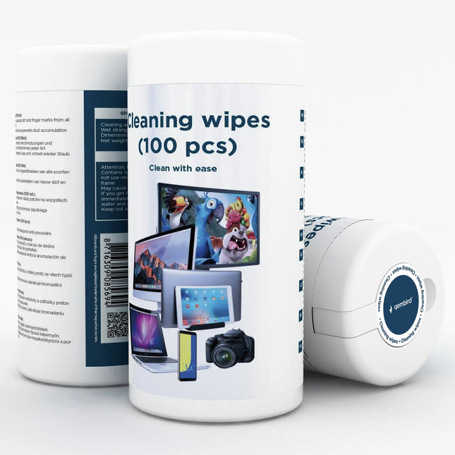 GEMBIRD - cleaning wipes screen 100 pieces - CKWW10001 image