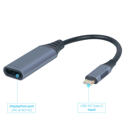 CABLEXPERT - Adapter cable - USB-C (Male) - DisplayPort (Female) - 0.15 m image