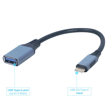 CABLEXPERT - Adapter cable - USB-C (Male) - USB-A (Female) - 0.15 m image