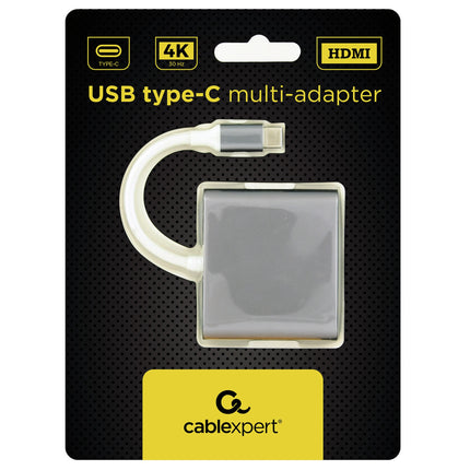 CABLEXPERT - Adapter cable - USB-C (Male) - HDMI (Female) + USB-A (Female) + USB-C (Female) - 0.15 m image