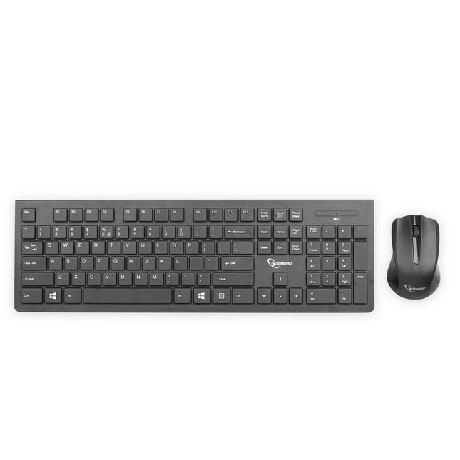 GEMBIRD - Mouse and Keyboard - KBSWCH01 - Wireless - USB-A image