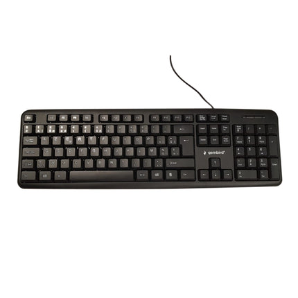 GEMBIRD - standard USB keyboard black Azerty (BE) - KBU-103 image
