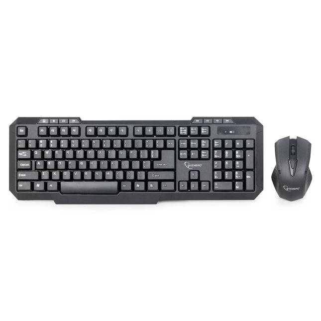 GEMBIRD - Mouse and Keyboard - KBSWM02 - Wireless - USB-A image