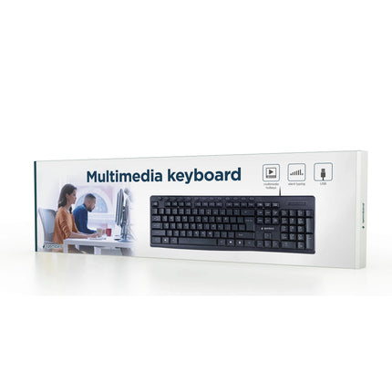 GEMBIRD - Keyboard - KBUM107 - Wired - USB-A image