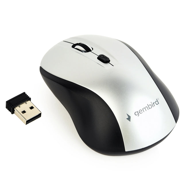 GEMBIRD - Mouse - MUSW4B02BS - Wireless - USB-A image