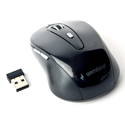 GEMBIRD - Mouse - MUSW6B01 - Wireless - USB-A image