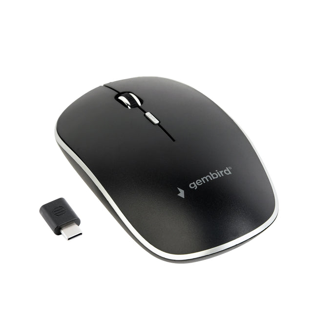 GEMBIRD- Mouse - MUSW4BSC01 - Wireless - USB-C image