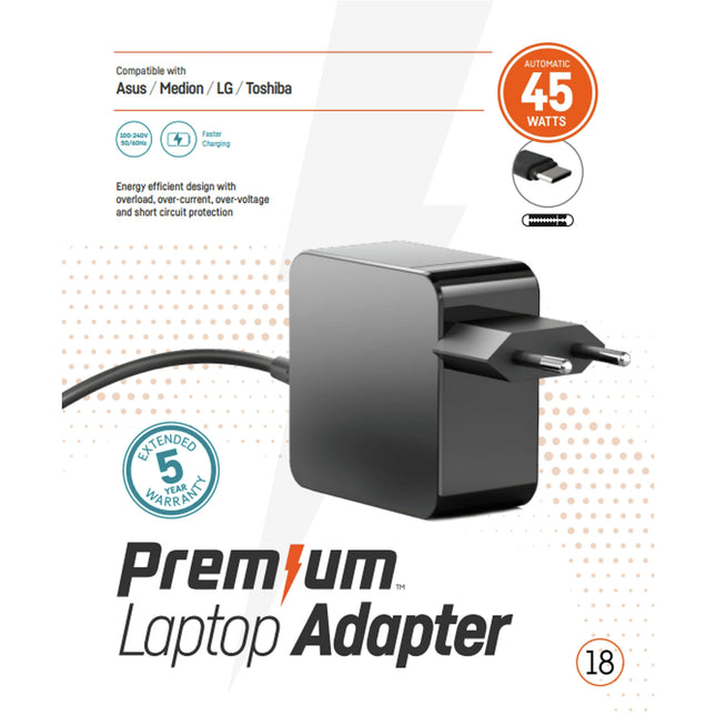 PREMIUM - Laptop power supply USB-C 48W image