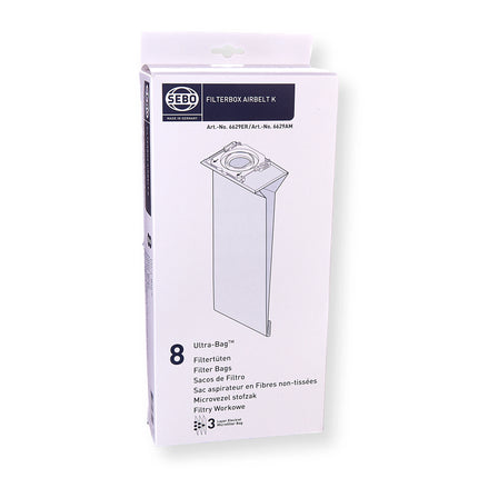 SEBO Airbelt K | Ultra-Bag | 6629ER 8 Dustbags image