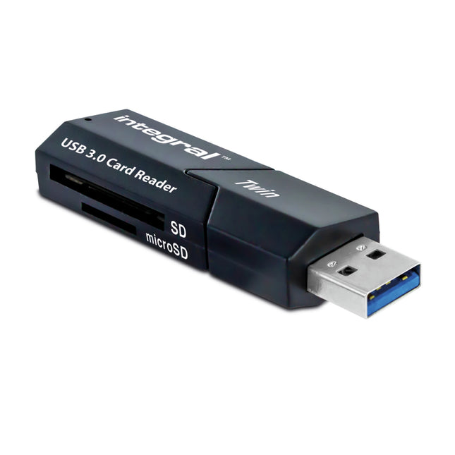 INTEGRAL - USB cardreader stick - USB-A - For SD card & microSD card image