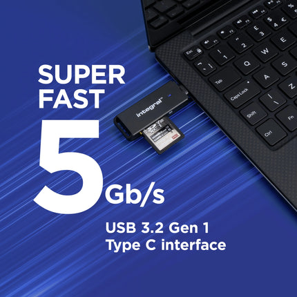 INTEGRAL - SD cardreader stick - USB-C - For SD card & microSD card image