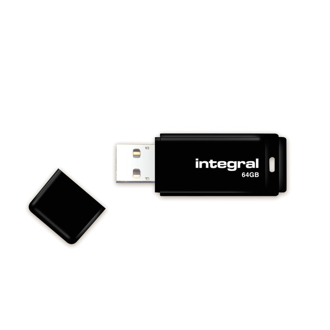 INTEGRAL - USB stick - 64 GB - Black - USB-A 2.0 image