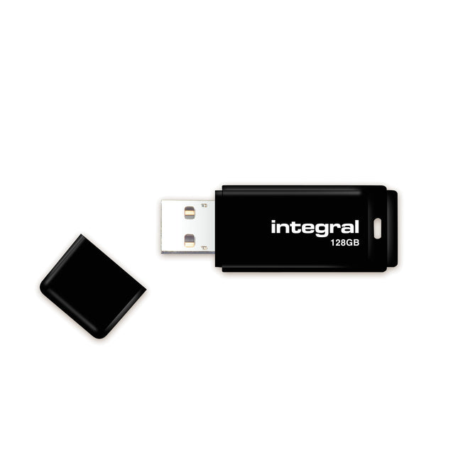 INTEGRAL - USB stick - 128 GB - Black - USB-A 2.0 image
