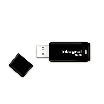 INTEGRAL - USB stick - 128 GB - Black - USB-A 2.0 image