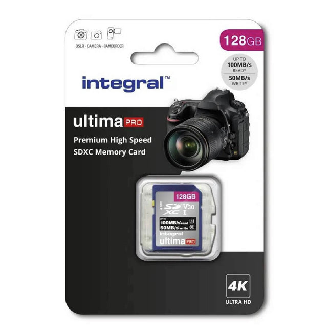 INTEGRAL - SD card - 128 GB - SDXC - V30 image