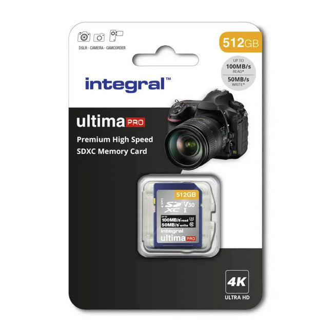 INTEGRAL - SD card - 512 GB - SDXC - V30 image