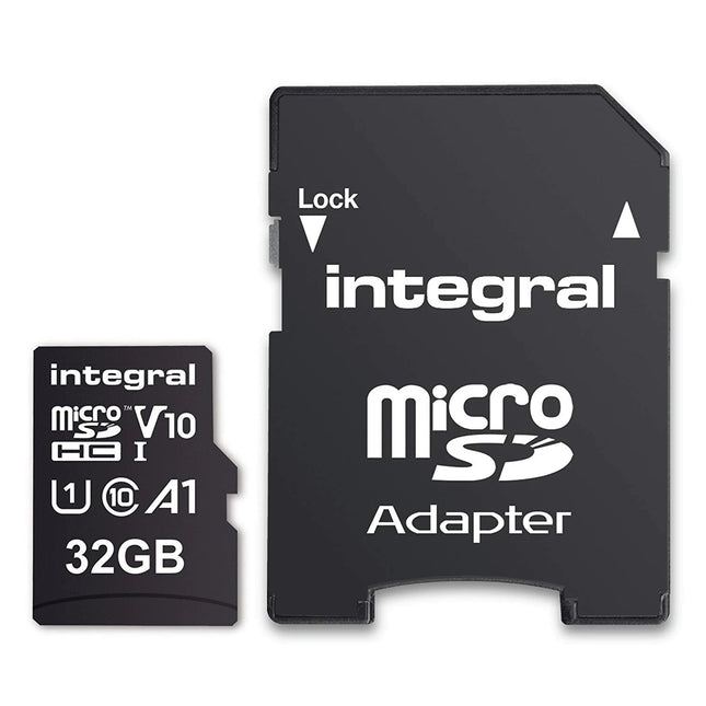 INTEGRAL - microSD card - 32 GB - SDXC - V10 - With microSD adapter image