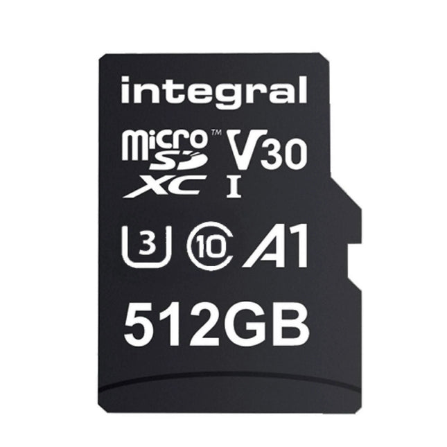 INTEGRAL - microSD card - 512 GB - SDXC - V30 image