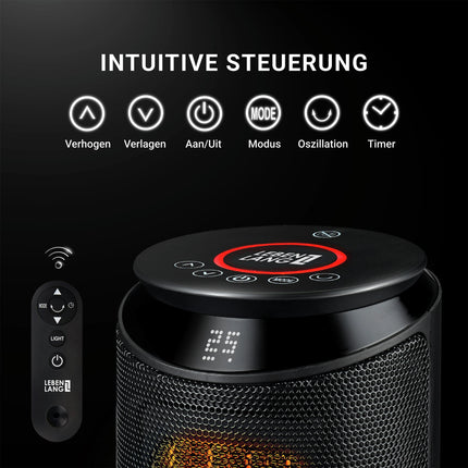 LEBENLANG - Stove - Ceramic - Black image