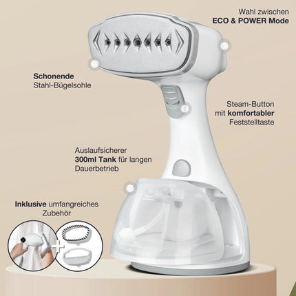 LEBENLANG - Hand steamer - White image