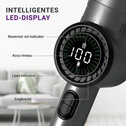 LEBENLANG - Hand Vacuum Cleaner - With Charging Station - Silver + Black image