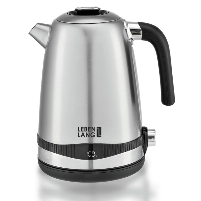 LEBENLANG - Kettle - Stainless Steel - 1.7 L - 2200 W - With anti-lime filter image