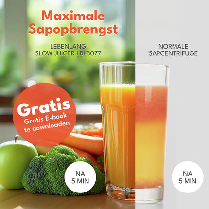 LEBENLANG - Slow juicer - 250 W - Black image