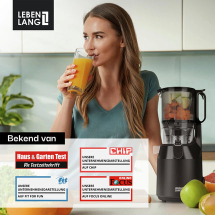 LEBENLANG - Slow juicer - 250 W - Black image