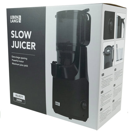 LEBENLANG - Slow juicer - 250 W - Black image