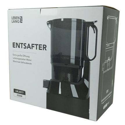 LEBENLANG - Slow juicer - 250 W - Black image