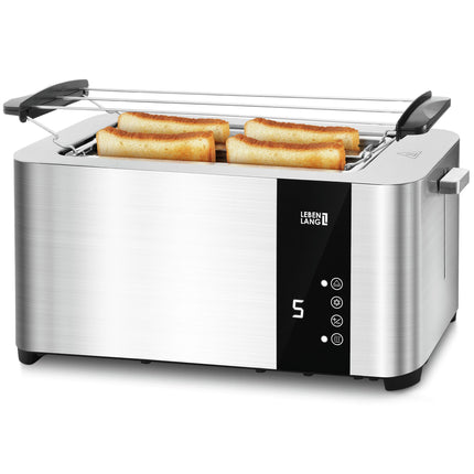 LEBENLANG - Toaster - Silver + Black image