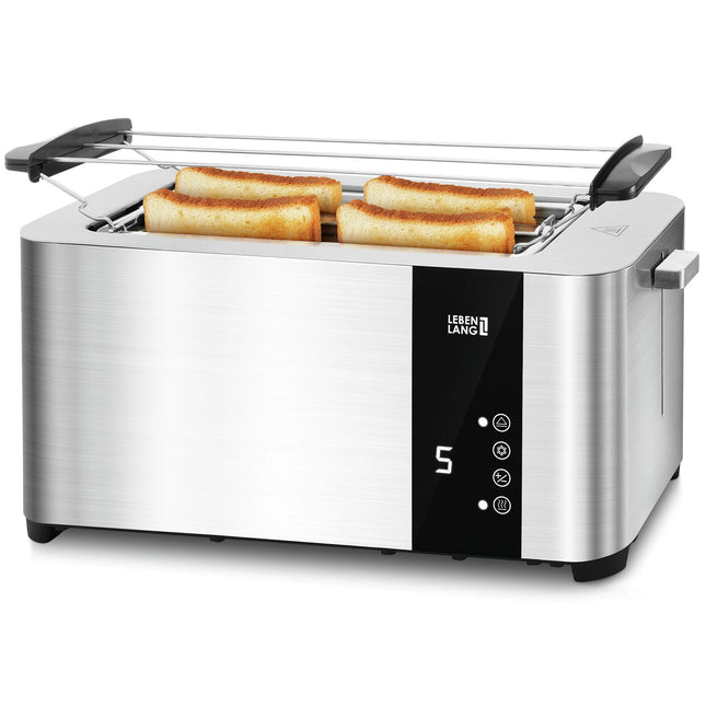 LEBENLANG - Toaster - Silver + Black image